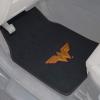 imageBDK WBMT1301 Batman Carpet Car Floor Mats Black ampamp Yellow Logo  4 Pieces Rubber Backing Front ampamp Rear Full SetClassic Wonderwoman