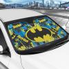 imageBDK Warner Bros DC Comics New Superman 2022 Car Accessories Accordion Folding Windshield Sun Shade UV Block Double Bubble Car Window Shades 58 x 27 in Keeps Vehicle Cool Protects from Sun DamageBatman