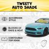 imageBDK Warner Bros DC Comics New Superman 2022 Car Accessories Accordion Folding Windshield Sun Shade UV Block Double Bubble Car Window Shades 58 x 27 in Keeps Vehicle Cool Protects from Sun DamageNew Tweety Bird