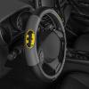 imageBDK Warner Bros DC Comics Superman Car Accessories Ergonomic Grip Steering Wheel Cover  Universal Size 145155 in Diameter Protects and Insulates for Car Truck Van SUVBatman Steering Wheel Cover