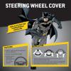 imageBDK Warner Bros DC Comics Superman Car Accessories Ergonomic Grip Steering Wheel Cover  Universal Size 145155 in Diameter Protects and Insulates for Car Truck Van SUVBatman Steering Wheel Cover