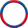 imageBDK Warner Bros DC Comics Superman Car Accessories Ergonomic Grip Steering Wheel Cover  Universal Size 145155 in Diameter Protects and Insulates for Car Truck Van SUVSuperman Steering Wheel Cover