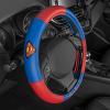 imageBDK Warner Bros DC Comics Superman Car Accessories Ergonomic Grip Steering Wheel Cover  Universal Size 145155 in Diameter Protects and Insulates for Car Truck Van SUVSuperman Steering Wheel Cover