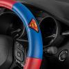 imageBDK Warner Bros DC Comics Superman Car Accessories Ergonomic Grip Steering Wheel Cover  Universal Size 145155 in Diameter Protects and Insulates for Car Truck Van SUVSuperman Steering Wheel Cover