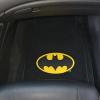 imageBDK Warner Brothers DC Comics Superman Car Accessories Floor Mats  Universal Fit Front 26 x 165 in ampamp Rear 14 x 165 in Full Set Black Car Mats with NonSlip GripClassic Batman