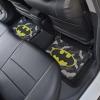imageBDK Warner Brothers DC Comics Superman Car Accessories Floor Mats  Universal Fit Front 26 x 165 in ampamp Rear 14 x 165 in Full Set Black Car Mats with NonSlip GripClassic Batman with Bats