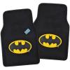 imageBDK Warner Brothers DC Comics Superman Car Accessories Floor Mats  Universal Fit Front 26 x 165 in ampamp Rear 14 x 165 in Full Set Black Car Mats with NonSlip GripClassic Batman