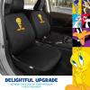 imageBDK Warner Brothers DC Superman Front ampamp Rear Car Seat Covers Full Set  Easy to Install Durable ampamp Polyester Car Seat Cover  All Vehicles Airbag Compatible Universal Car Accessories Black ampamp GrayFull Set