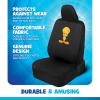 imageBDK Warner Brothers DC Superman Front ampamp Rear Car Seat Covers Full Set  Easy to Install Durable ampamp Polyester Car Seat Cover  All Vehicles Airbag Compatible Universal Car Accessories Black ampamp GrayFull Set