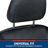 imageBDK Warner Brothers DC Superman Front ampamp Rear Car Seat Covers Full Set  Easy to Install Durable ampamp Polyester Car Seat Cover  All Vehicles Airbag Compatible Universal Car Accessories Black ampamp Gray2 Front