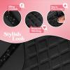 imageBlingStitch Car Seat Covers Full Set  Luxurious Black Vegan Leather Seat Covers for CarsFull Set