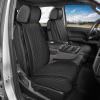 imageBlingStitch Car Seat Covers Full Set  Luxurious Black Vegan Leather Seat Covers for CarsFull Set
