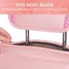 imageBlingStitch Car Seat Covers Full Set  Luxurious Black Vegan Leather Seat Covers for CarsFull Set