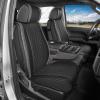 imageBlingStitch Car Seat Covers Full Set  Luxurious Black Vegan Leather Seat Covers for CarsFull Set
