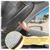 imageCampampC Blue Daisy Car Windshield Sun Shade  Sun Visor Sunshade for Car Windshield  Window Shades for Cars SUV ampamp Truck  Dash Cover UV Protection for Front Window Shade Accessories  57quot x 27quotOrange Floral