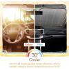 imageCampampC Blue Daisy Car Windshield Sun Shade  Sun Visor Sunshade for Car Windshield  Window Shades for Cars SUV ampamp Truck  Dash Cover UV Protection for Front Window Shade Accessories  57quot x 27quotOrange Floral