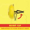 imageChupa Chups Car Air Freshener Lemon Twist  Long Lasting Car Fresheners with Fun Scents Colorful and Vibrant Air Freshener for Car Unique Car Freshner Perfume Deodorizer 4Pack 8pcs Total