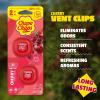 imageChupa Chups Sweet Mint Car Air Freshener Vent Clips  Cute Car Accessories Long Lasting Freshies Vehicle Scents Air Freshener for Women Area Deodorizer Odor Eliminator New Fresh Smell 2 CountCherry