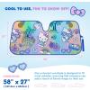 imageCinnamoroll Cute Windshield Sun Shade Official Sanrio Sun Shade for Window Cinnamoroll Car Accessories for Women Lemon ChillSummer Sailing Hello Kitty