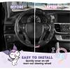 imageCinnamoroll Steering Wheel Cover Official Sanrio Car Steering Wheel Cover with Easy Clipon Car Air Freshener  Cute and LongLasting Cinnamoroll Air Freshener for Car Odor Eliminator Fun ScentsKuromi