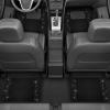 imageCrystal Two Tone Carpet Car Floor Mats  Black Rhinestone Bling Style Auto Accessories