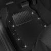 imageCrystal Two Tone Carpet Car Floor Mats  Silver Rhinestone Bling Style Auto AccessoriesBlack Crystals on Black