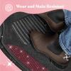 imageDiamond Bling Car Mats 4Piece Set Shiny Rhinestone Crystal Carpet Car Floor Mats TwoTone Floor Mats for Cars Cute Automotive Floor Mats for Women BlackRed