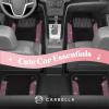 imageDiamond Bling Car Mats 4Piece Set Shiny Rhinestone Crystal Carpet Car Floor Mats TwoTone Floor Mats for Cars Cute Automotive Floor Mats for Women BlackPink