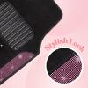imageDiamond Bling Car Mats 4Piece Set Shiny Rhinestone Crystal Carpet Car Floor Mats TwoTone Floor Mats for Cars Cute Automotive Floor Mats for Women BlackPink