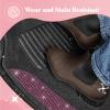 imageDiamond Bling Car Mats 4Piece Set Shiny Rhinestone Crystal Carpet Car Floor Mats TwoTone Floor Mats for Cars Cute Automotive Floor Mats for Women BlackPink