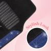 imageDiamond Bling Car Mats 4Piece Set Shiny Rhinestone Crystal Carpet Car Floor Mats TwoTone Floor Mats for Cars Cute Automotive Floor Mats for Women BlackBlue