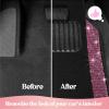 imageDiamond Bling Car Mats 4Piece Set Shiny Rhinestone Crystal Carpet Car Floor Mats TwoTone Floor Mats for Cars Cute Automotive Floor Mats for Women BlackPink