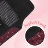 imageDiamond Bling Car Mats 4Piece Set Shiny Rhinestone Crystal Carpet Car Floor Mats TwoTone Floor Mats for Cars Cute Automotive Floor Mats for Women BlackRed