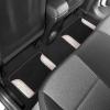 imageDiamond Bling Car Mats 4Piece Set Shiny Rhinestone Crystal Carpet Car Floor Mats TwoTone Floor Mats for Cars Cute Automotive Floor Mats for Women BlackPink Silver