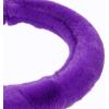 imageFaux Fur Steering Wheel Cover for Women  Wool Sheepskin Fluffy Fleece Warm and Cozy Comfort for Hands in Winter Fits Most Steering Wheel Sizes 145  15 inchPurple Faux Fur