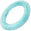 imageFaux Fur Steering Wheel Cover for Women  Wool Sheepskin Fluffy Fleece Warm and Cozy Comfort for Hands in Winter Fits Most Steering Wheel Sizes 145  15 inchMint Green Faux Fur