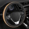 imageFaux Fur Steering Wheel Cover for Women  Wool Sheepskin Fluffy Fleece Warm and Cozy Comfort for Hands in Winter Fits Most Steering Wheel Sizes 145  15 inchBling Crystal Diamonds  Gold