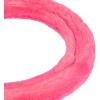 imageFaux Fur Steering Wheel Cover for Women  Wool Sheepskin Fluffy Fleece Warm and Cozy Comfort for Hands in Winter Fits Most Steering Wheel Sizes 145  15 inchHot Pink Faux Fur