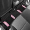 imageGlitter Bling Car Mats 4Piece Set TwoTone Shiny Carpet Car Floor Mats StainResistant Floor Mats for Cars for Women Universal Car Mat Set Automotive Floor Mats  Pink