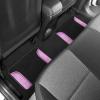 imageGlitter Bling Car Mats 4Piece Set TwoTone Shiny Carpet Car Floor Mats StainResistant Floor Mats for Cars for Women Universal Car Mat Set Automotive Floor Mats  Purple