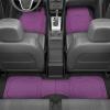 imageHeavy Duty Rubber 4Piece Beige Car Floor Mats  Universal Trimmable AllWeather Car Accessories  Girl Car Accessories for Women ampamp Cute Car Mats for Women for Girly Car Decor Truck ampamp SUVPurple