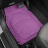 imageHeavy Duty Rubber 4Piece Beige Car Floor Mats  Universal Trimmable AllWeather Car Accessories  Girl Car Accessories for Women ampamp Cute Car Mats for Women for Girly Car Decor Truck ampamp SUVPurple