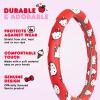 imageHello Kitty Car Accessories Combo Car Seat Covers Floor Mats Steering Wheel Cover Windshield Sun Shade Air Freshener  RedBlack Universal Fit for Cars