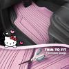 imageHello Kitty Car Mats 4pc Floor Mats for Cars Trucks SUVs Grey Car Floor Mats for Women Men Accessories Rubber Heavy Duty Cute NonSlip Always Front Rear Hello Kitty Cars Accessories GrayPinkPink