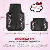 imageHello Kitty Car Mats 4pc Floor Mats for Cars Trucks SUVs Grey Car Floor Mats for Women Men Accessories Rubber Heavy Duty Cute NonSlip Always Front Rear Hello Kitty Cars Accessories GrayPinkBlack with Red Bows