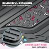 imageHello Kitty Car Mats 4pc Floor Mats for Cars Trucks SUVs Grey Car Floor Mats for Women Men Accessories Rubber Heavy Duty Cute NonSlip Always Front Rear Hello Kitty Cars Accessories GrayPinkGray with Pink Bows