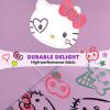imageHello Kitty Car Seat Covers  Cute Front Seat Covers PU Leather Seat Covers for Cars SUV Van Trucks Hello Kitty Car Accessories 2pc BlackPurple