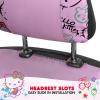 imageHello Kitty Car Seat Covers  Cute Front Seat Covers PU Leather Seat Covers for Cars SUV Van Trucks Hello Kitty Car Accessories 2pc BlackPurple