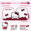 imageHello Kitty Car Seat Covers Car Floor Mats Steering Wheel Cover Windshield Sun Shade for Car Gift Pack Car Air Freshener Black and Pink Hello Kitty Car Accessories for Women 9pc Combo