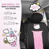 imageHello Kitty Cinnamoroll Car Seat Cover  Adorable Light Blue Front Seat Cover with Cute Cinnamoroll Design Durable and Comfortable Polyester Car Accessories Hello Kitty AccessoriesHello Kitty Pink Face